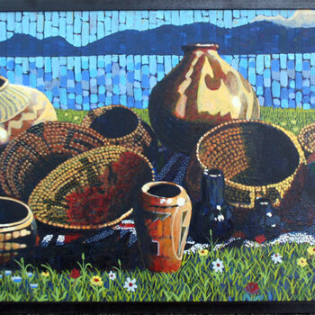 Basket painting #1(SOLD)