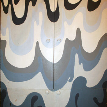 Early Chuck Close Mural
