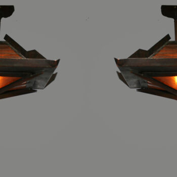 Prairie school lamps