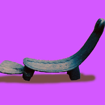 African Lobi chair